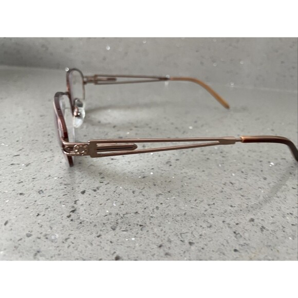 Rembrandt American Eyeglasses Frames ONLY Greta 54-18-140 Cognac full rim - Picture 3 of 11